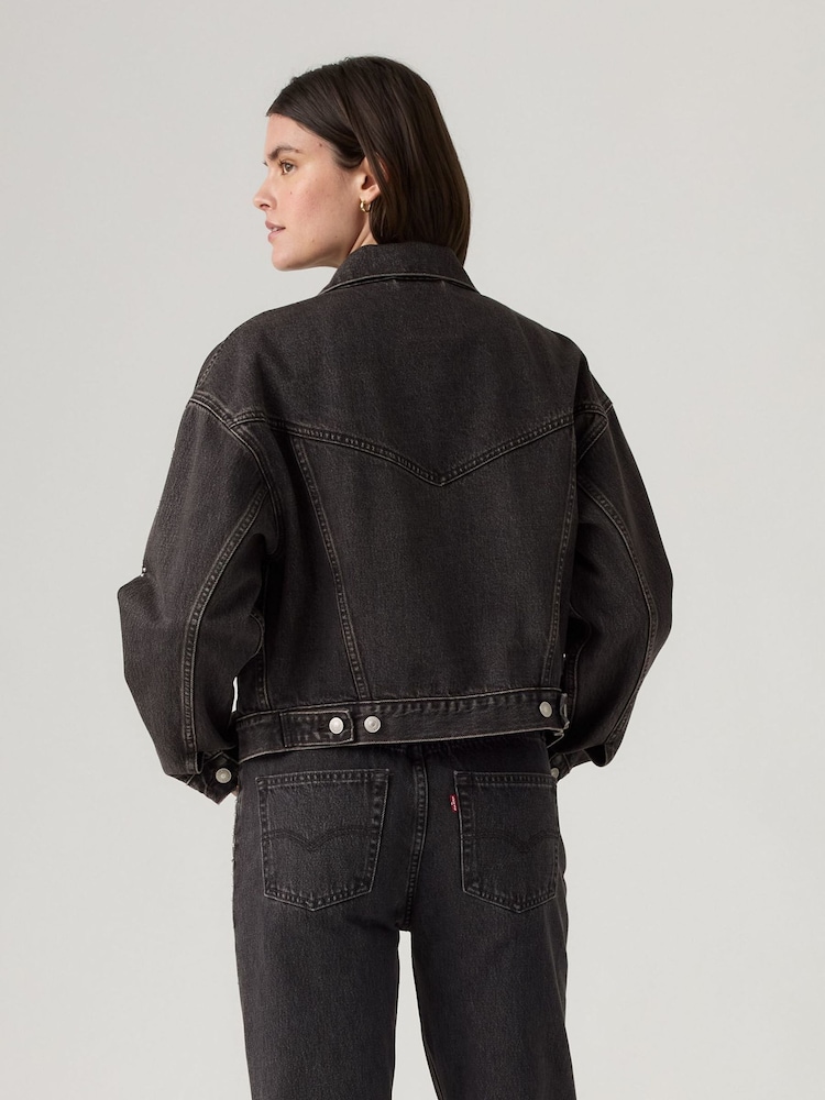 Levi's® Bejeweled Shrunken 90s Embellished Denim Jacket - Image 2 of 6