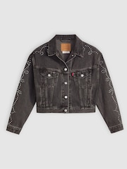 Levi's® Bejeweled Shrunken 90s Embellished Denim Jacket - Image 6 of 6