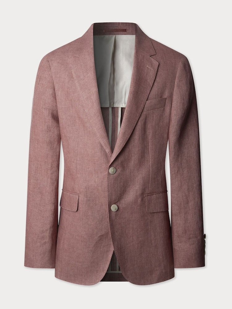 Rosa - Delave de puro Linen Jacket - Imagem 1 de 4