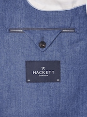 Azul - Delave de puro Linen Jacket - Imagem 4 de 4