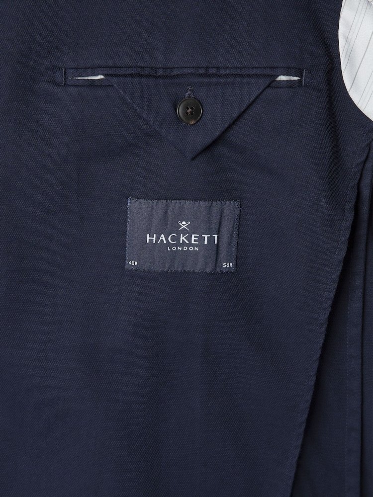 Hackett Stretch Piqué Blazer - Image 4 of 4