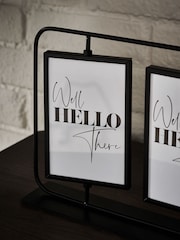 Black Monaco Triple Swivel Photo Frame - Image 2 of 3