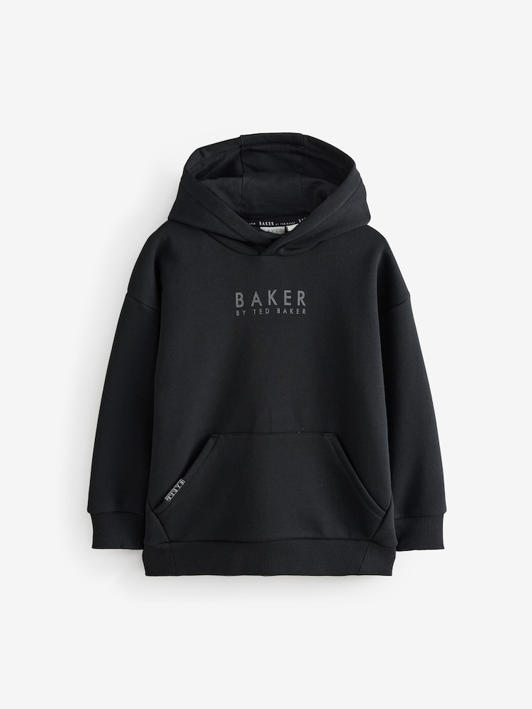 Baker by Ted Baker Oversized Back Print Hoodie - Image 2 of 6