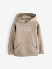 Baker by Ted Baker Oversized Graphic Hoodie - Image 1 of 5