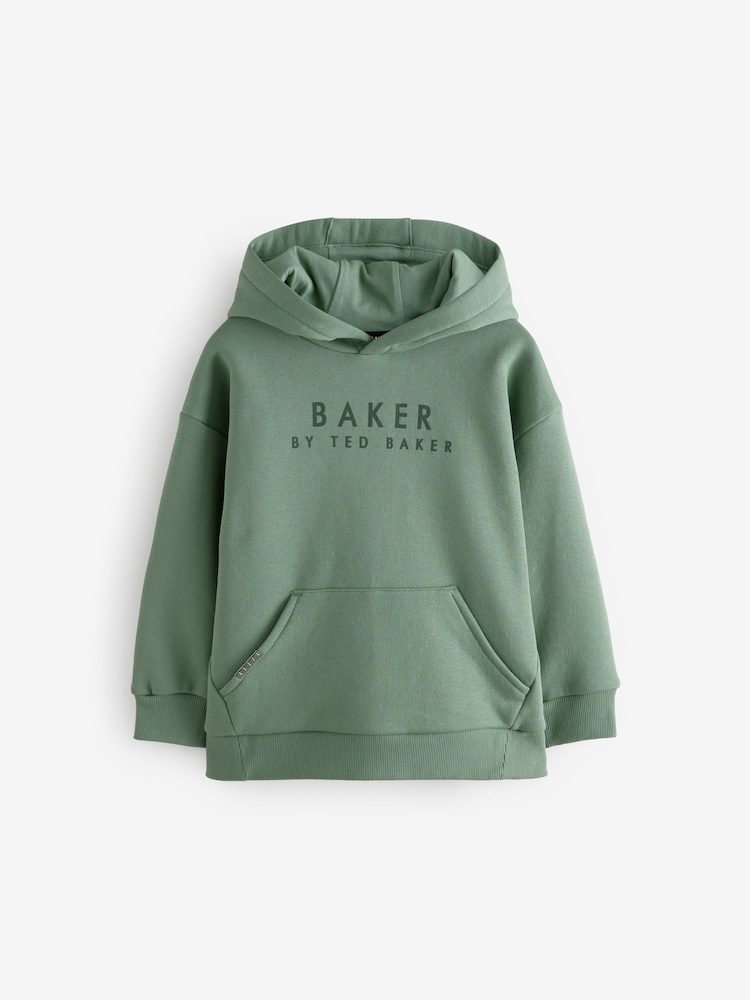 Baker by Ted Baker Oversized Graphic Hoodie - Image 1 of 6