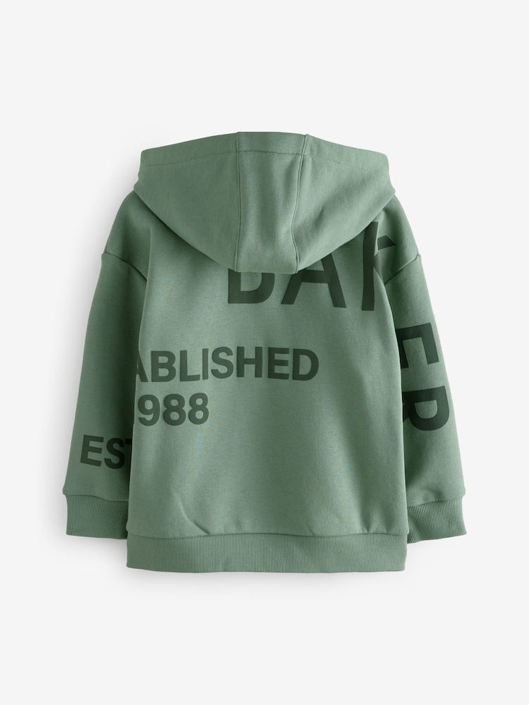 Baker by Ted Baker Oversized Graphic Hoodie - Image 2 of 6