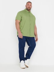 BadRhino Big & Tall Green Oxford Shirt - Image 4 of 5