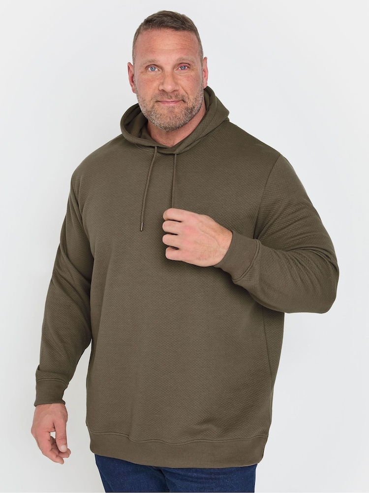 BadRhino Big & Tall Brown Diamond Hoodie - Image 1 of 5