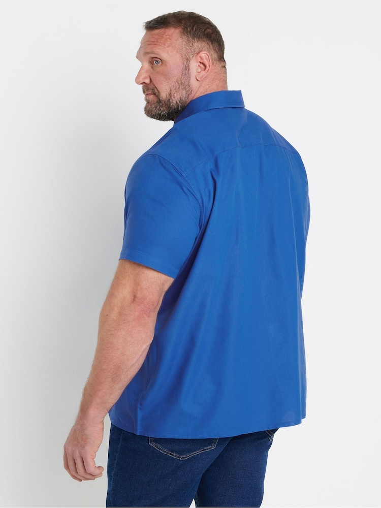 BadRhino Big & Tall Blue Oxford Shirt - Image 2 of 6