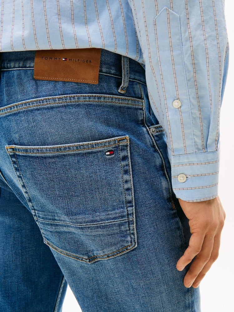 Tommy Hilfiger Blue White Denton Straight Jeans - Image 4 of 6