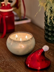 Red Santa Festive Spice Decorative Candle - Image 1 of 3