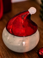 Red Santa Festive Spice Decorative Candle - Image 2 of 3