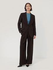Jigsaw Brown Knox Crosshatch Blazer - Image 3 of 6