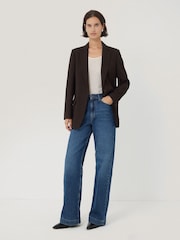 Jigsaw Brown Knox Crosshatch Blazer - Image 6 of 6