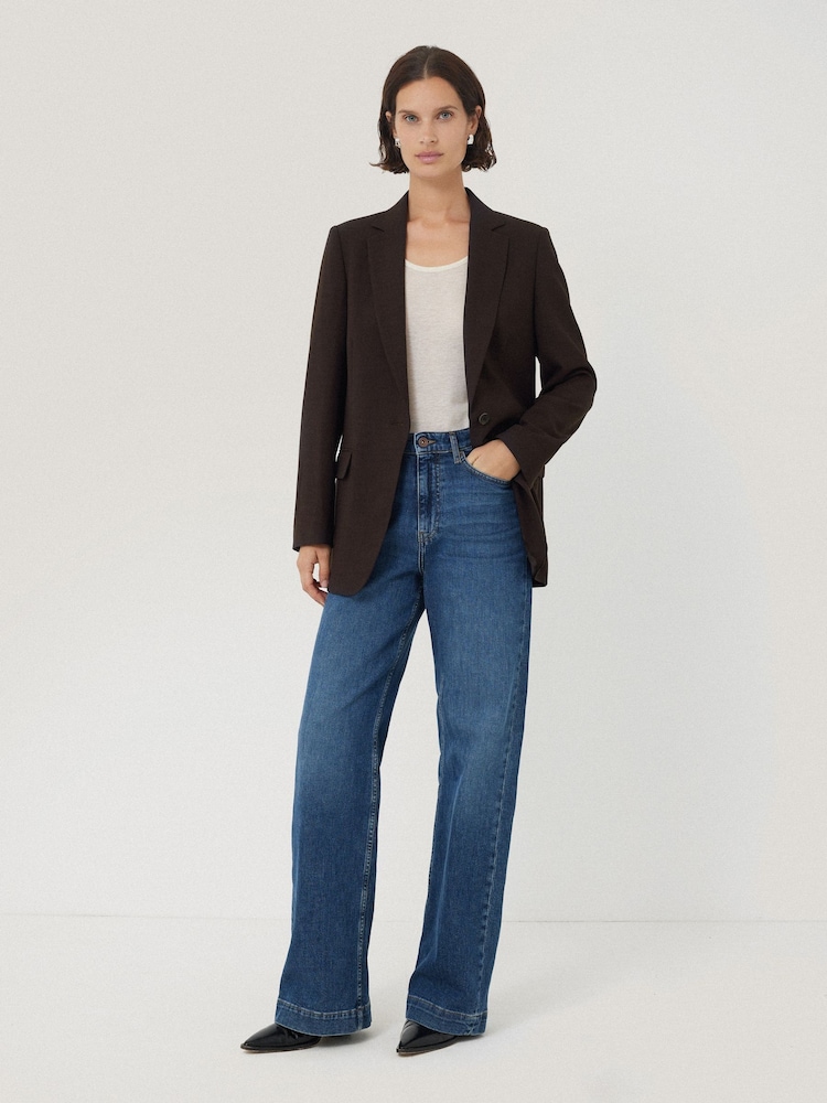 Jigsaw Brown Knox Crosshatch Blazer - Image 6 of 6