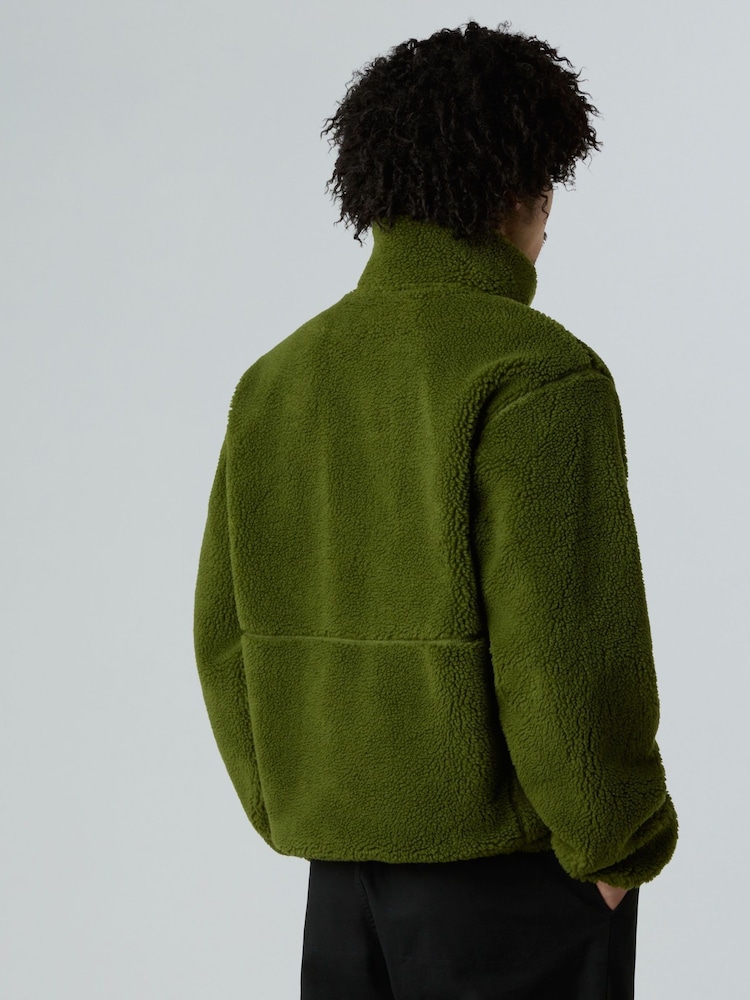 The North Face Green Extreme Pile 2 Full Zip Fleece Jacket - Image 2 of 6 The North Face Green Extreme Pile 2 Full Zip Fleece Jacket - Image 2 of 6