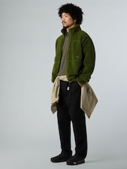 The North Face Green Extreme Pile 2 Full Zip Fleece Jacket - Image 4 of 6