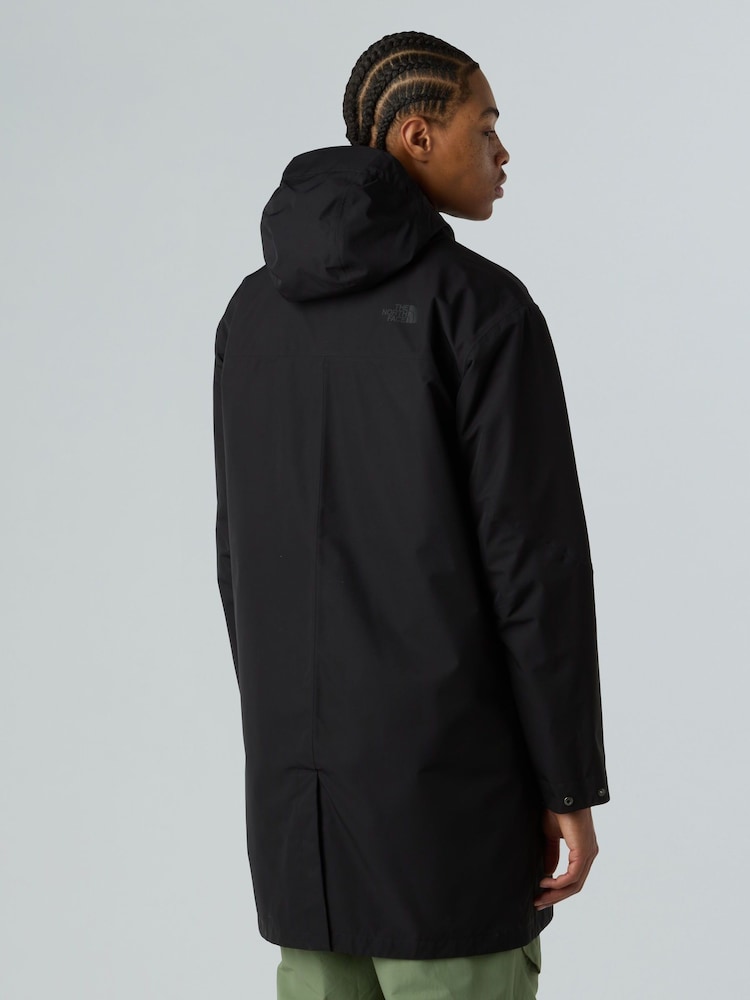 The North Face Black Nukabira Rain Shell Parka Jacket - Image 2 of 4 The North Face Black Nukabira Rain Shell Parka Jacket - Image 2 of 4