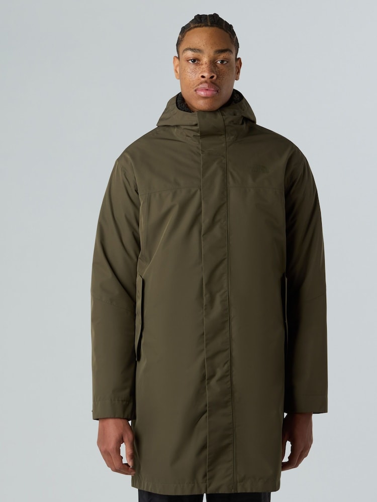 The North Face Green Nukabira Rain Shell Parka Jacket - Image 1 of 4 The North Face Green Nukabira Rain Shell Parka Jacket - Image 1 of 4