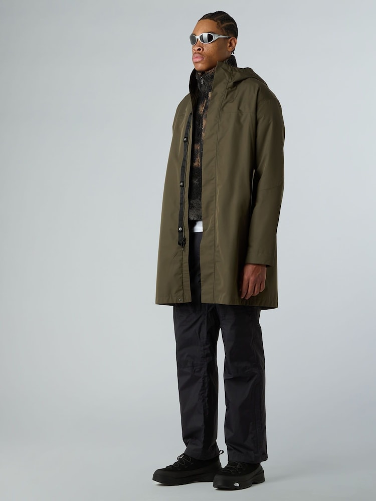 The North Face Green Nukabira Rain Shell Parka Jacket - Image 4 of 4 The North Face Green Nukabira Rain Shell Parka Jacket - Image 4 of 4