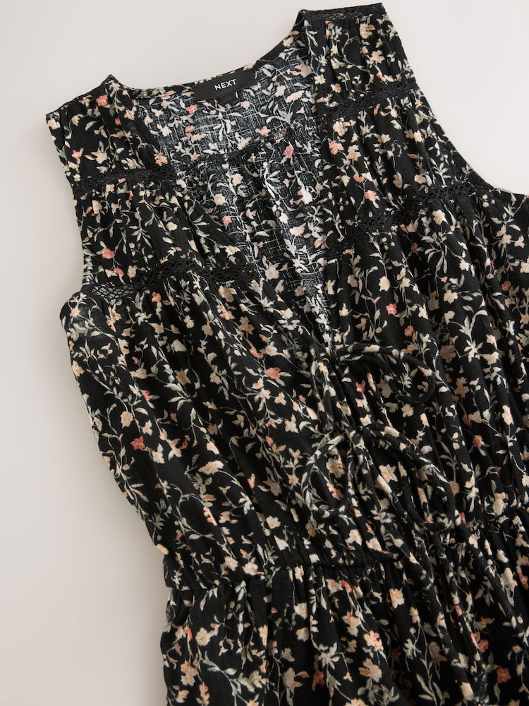 Black Wide Leg Jumpsuit - Image 9 of 9