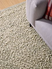 MADE.COM Grey Claude Boucle Wool Rug - Image 2 of 5