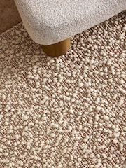 MADE.COM Rust Claude Boucle Wool Rug - Image 2 of 5