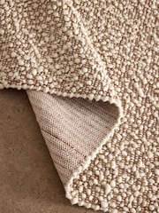 MADE.COM Rust Claude Boucle Wool Rug - Image 4 of 5