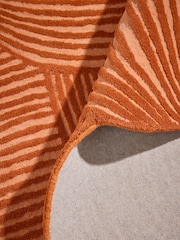MADE.COM Rust Casey Wool Tufted Rug - Image 4 of 5