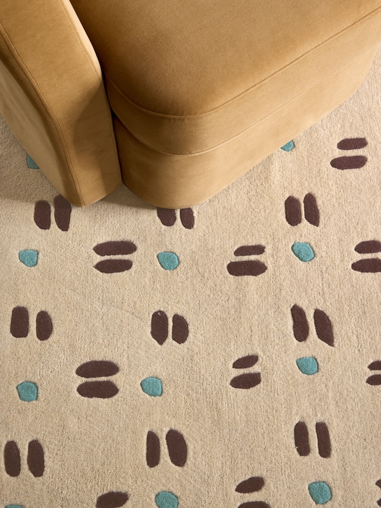 MADE.COM Natural Timeo Wool Tufted Rug - Image 2 of 5