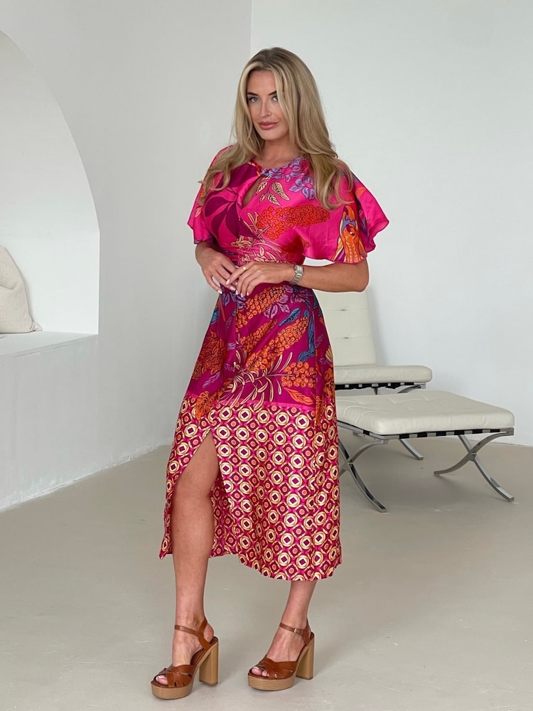 Girl In Mind Havanaa Multi Midi Dress - Image 4 of 4
