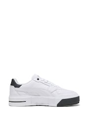 Puma White Womens Cali Court Leather Sneakers - Image 1 of 6