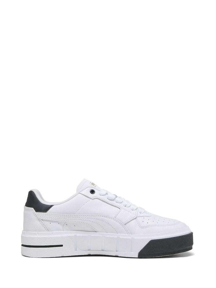 Puma White Womens Cali Court Leather Sneakers - Image 1 of 6