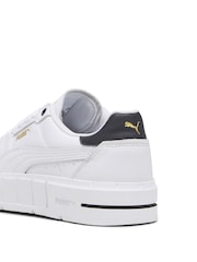 Puma White Womens Cali Court Leather Sneakers - Image 5 of 6