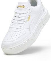 Puma White Off Womens Cali Court Leather Sneakers - Image 6 of 6