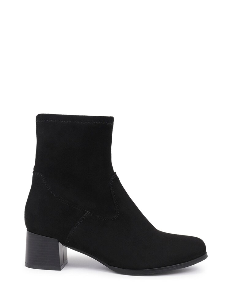 Pavers Black Heeled Ankle Boots - Image 1 of 5