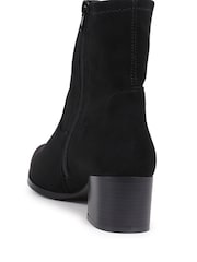 Pavers Black Heeled Ankle Boots - Image 3 of 5