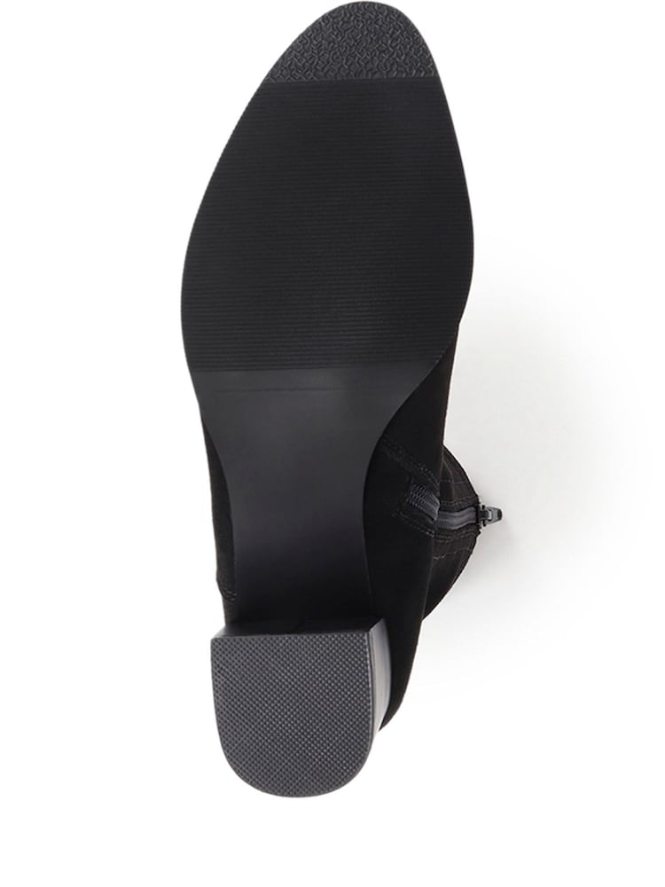 Pavers Black Heeled Ankle Boots - Image 5 of 5