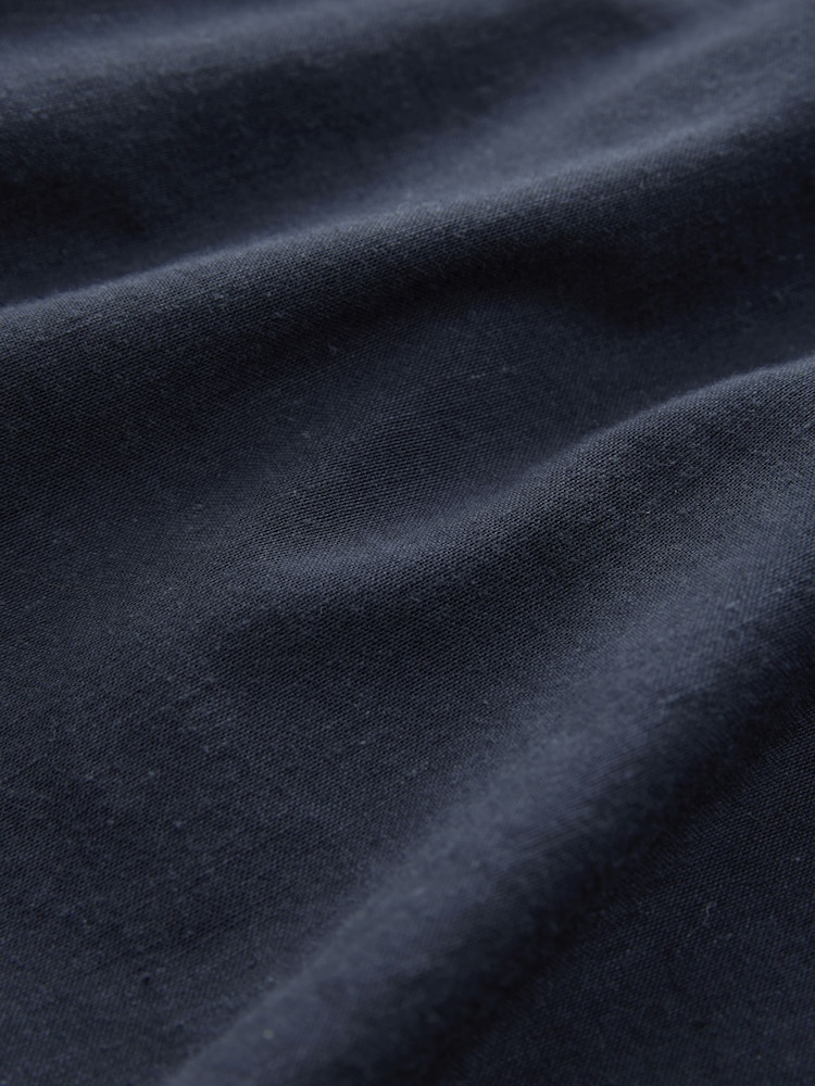 Navy Blue Strappy Tie Front Midi Dress - Image 6 of 7