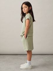 Reiss Sage Joanna Modal-Blend Sweatshirt And Shorts Set - Image 3 of 4