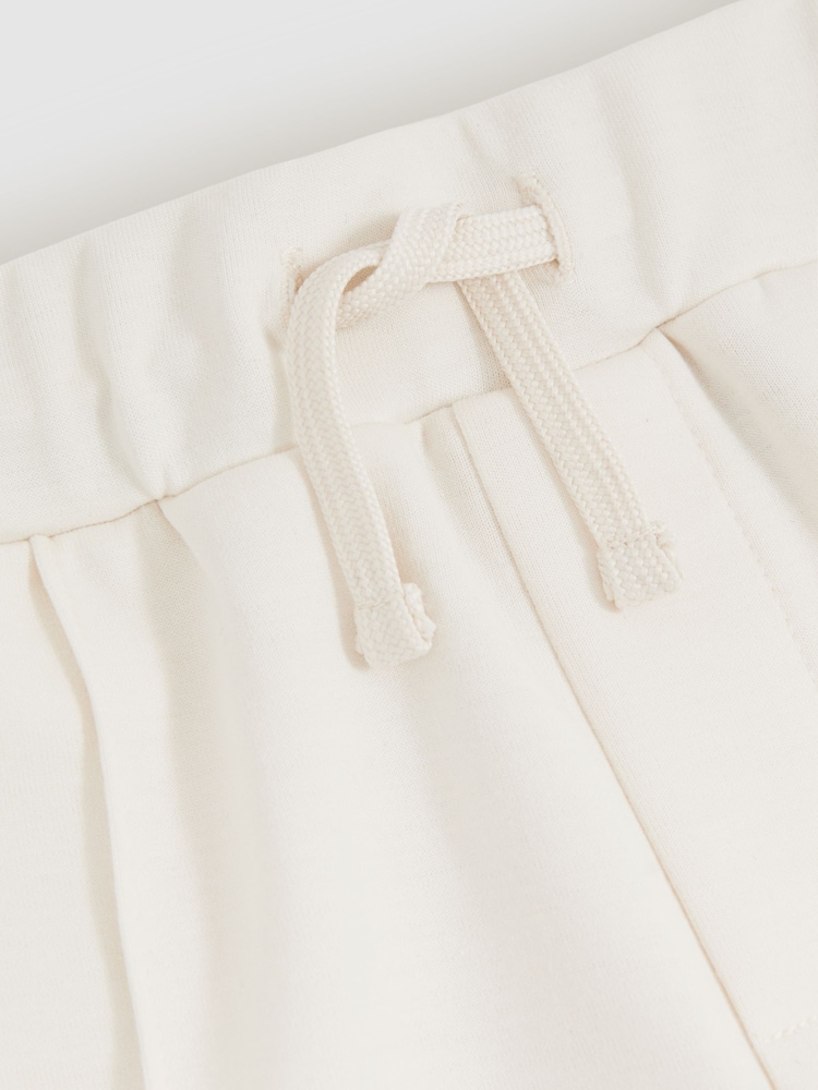 Off White - Pantalones de chándal con cordón ajustable Premier Interlock de Reiss - Imagen 5 de 5