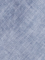 Reiss Soft Blue Elio Linen Textured Tie - Image 5 of 5