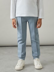 Reiss Soft Denim Blue Premier 9-13 yrs Interlock Drawstring Joggers - Image 2 of 4