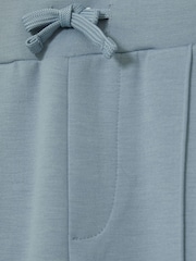 Reiss Soft Denim Blue Premier 9-13 yrs Interlock Drawstring Joggers - Image 3 of 4