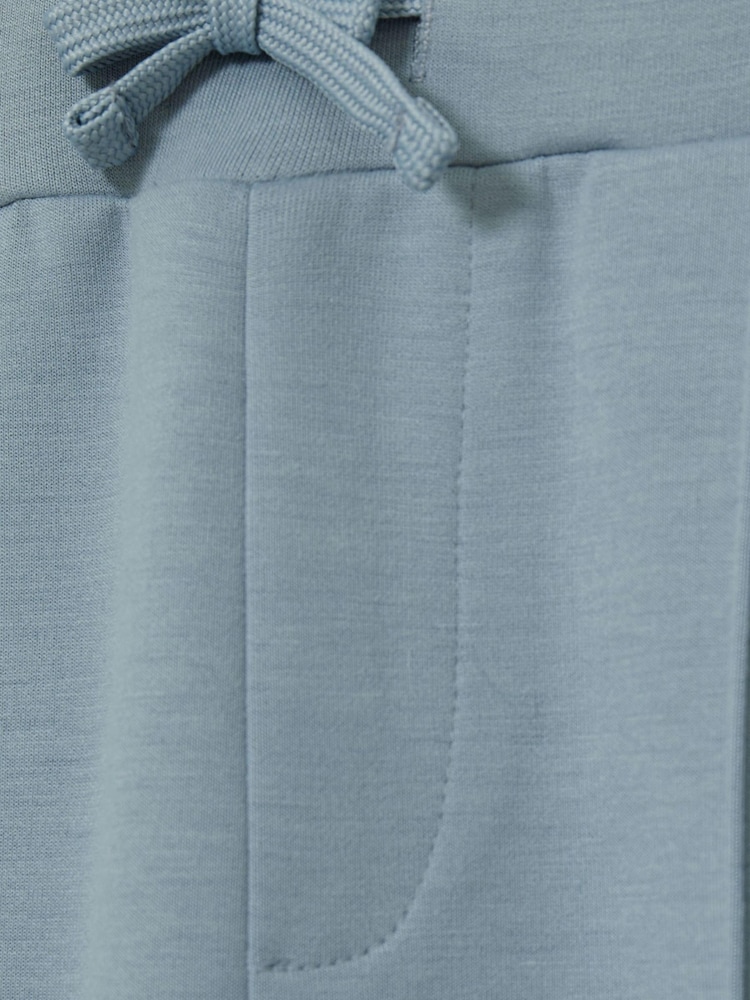 Reiss Soft Denim Blue Premier 9-13 yrs Interlock Drawstring Joggers - Image 4 of 4