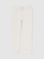 Reiss Off White Premier 9-13 yrs Interlock Drawstring Joggers - Image 2 of 5