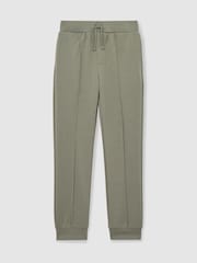 Reiss Soft Sage Green Premier 13-14 yrs Interlock Drawstring Joggers - Image 1 of 4