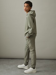 Reiss Soft Sage Green Premier 13-14 yrs Interlock Drawstring Joggers - Image 2 of 4