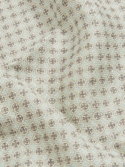 Reiss Soft Sage Giulio Silk Medallion-Print Pocket Square - Image 4 of 5