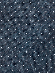 Azul marino - Reiss Aurelio Silk Pin-Dot Tie - Imagen 5 de 5